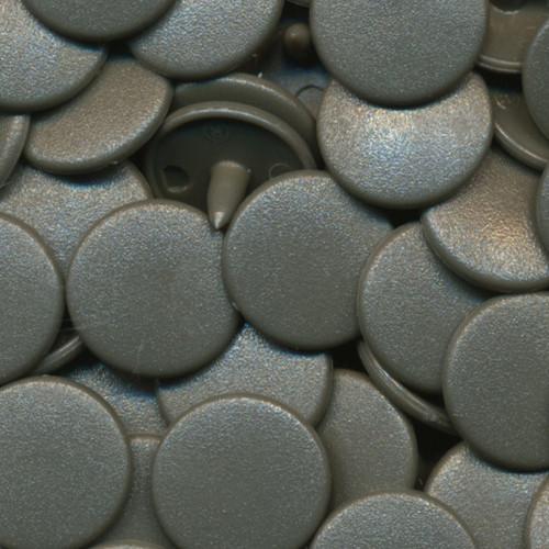 Bouton pression mât 12mm - B60 Argent foncé - KAMSNAPS