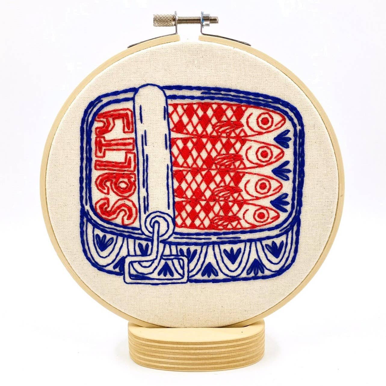 Complete Sardines Embroidery Kit