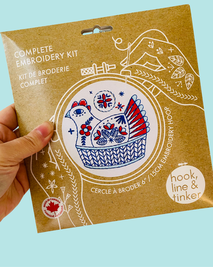 Kit de broderie complet French Hen