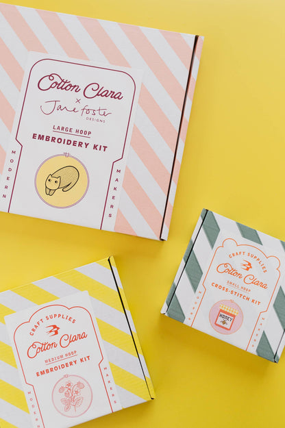 Kit de point de croix - Pigeon | Cotton Clara