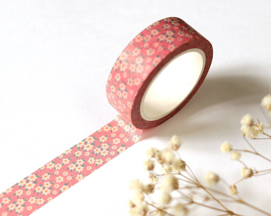 Ruban Washi - Floral Rose Blush | RIPPLESPLASH