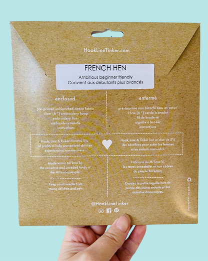 Kit de broderie complet French Hen