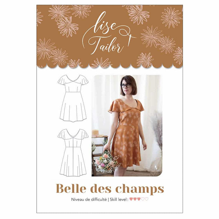 Belle des champs dress - Paper pattern - Lise Tailor