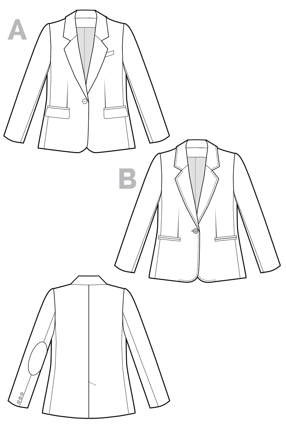JASIKA jacket | Paper pattern - Closet Core Patterns 