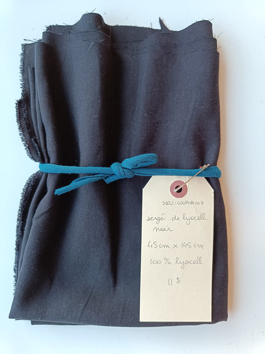 Sergé de Lyocell  - Coupon #107