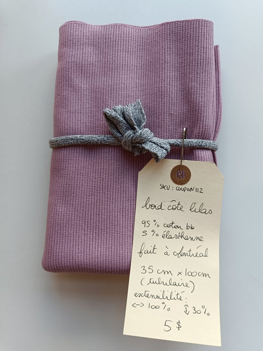 Bord côte lilas - Coupon #112