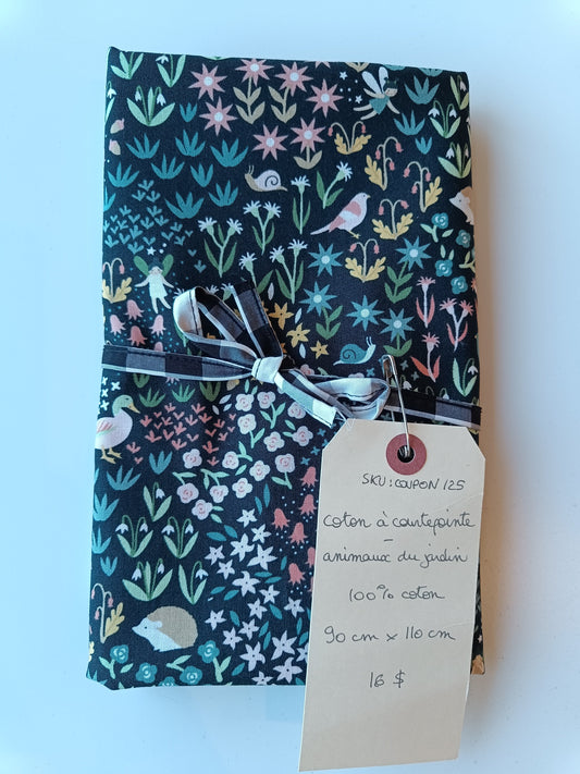 Coton imprimé - Coupon #125