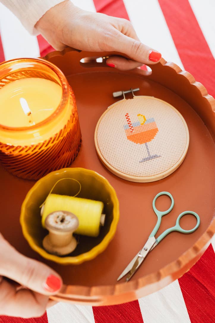 Kit de point de croix - Cocktail Spritz | Cotton Clara