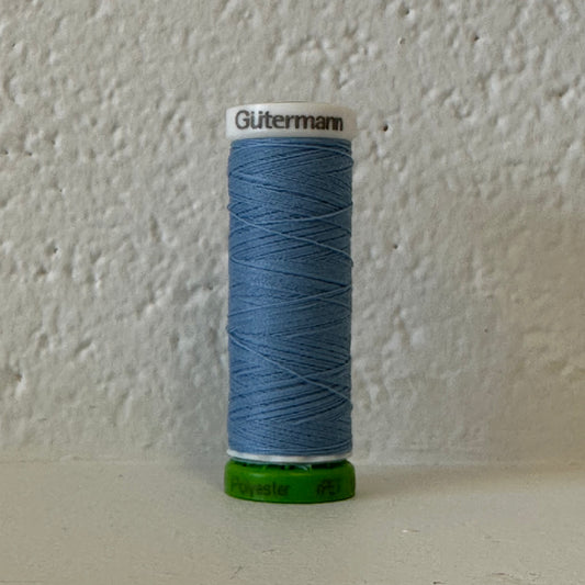 Fil de polyester recyclé / rPet - 143 Bleu - GÜTERMANN