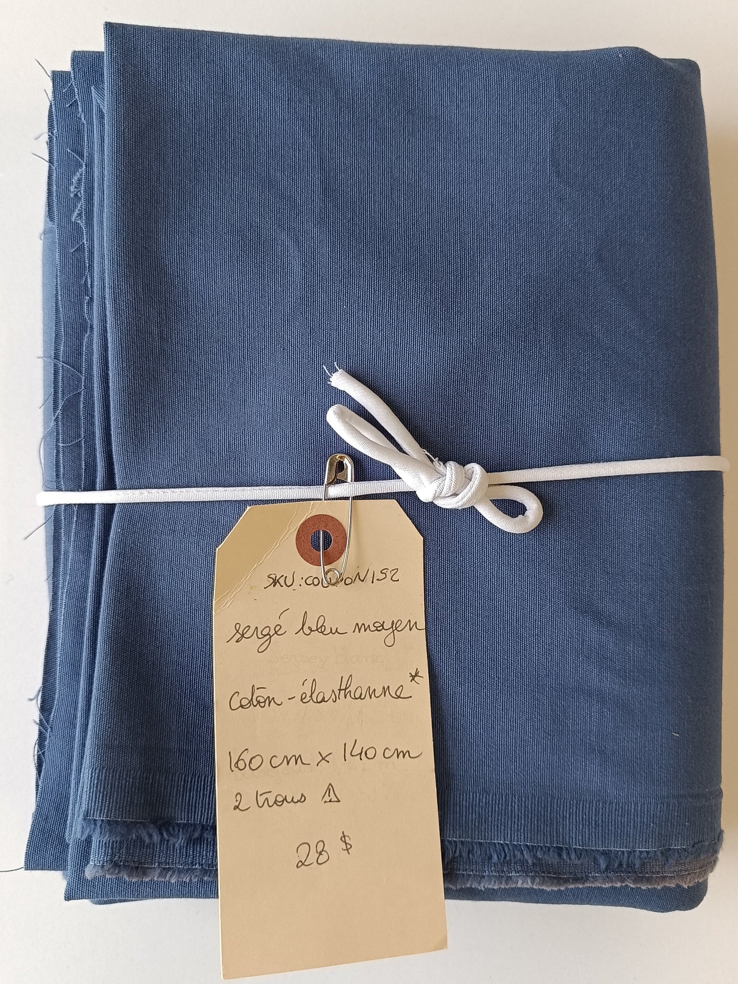 Sergé de coton - Coupon #152