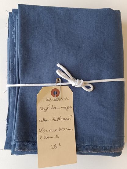 Sergé de coton - Coupon #152