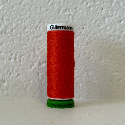 Recycled polyester yarn / rPet - 155 blood orange - GÜTERMANN