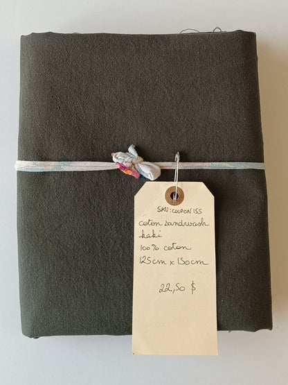 Coton sandwash - Coupon #155