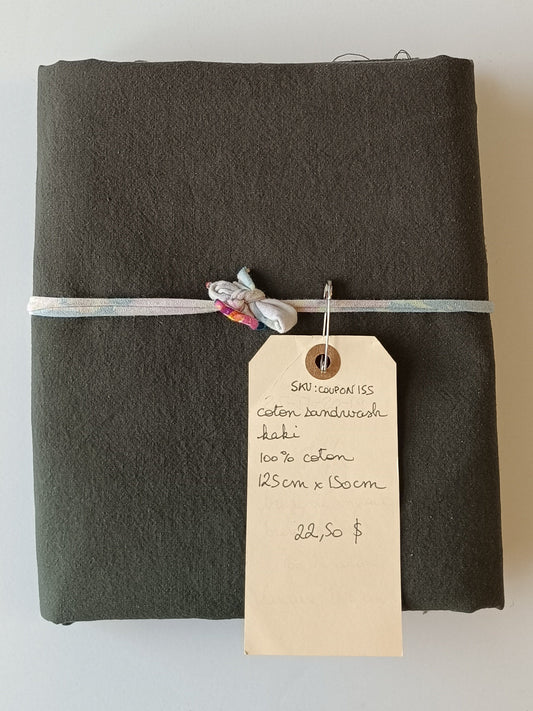 Coton sandwash - Coupon #155