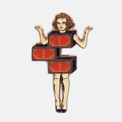 Pin's fille zigzag