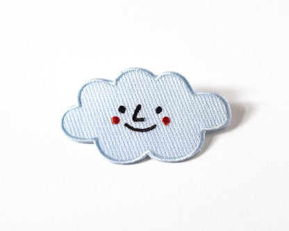 Happy Cloud Iron-on Patch - RippleSplash