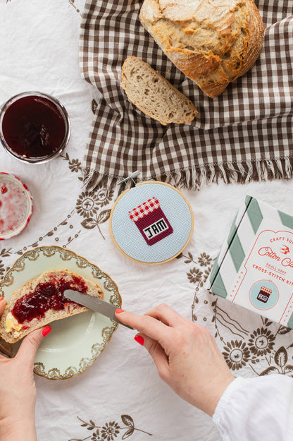 Kit de point de croix - Confiture | Cotton Clara