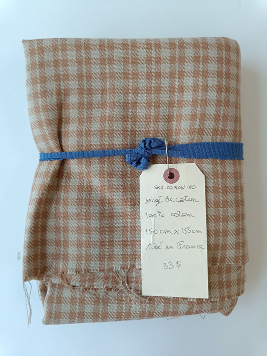 Sergé de coton - Coupon #180