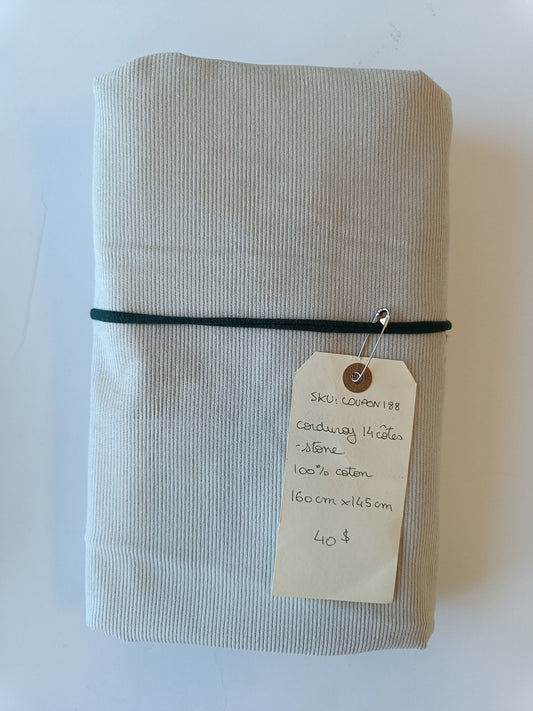 Corduroy 14 côtes - Coupon #188