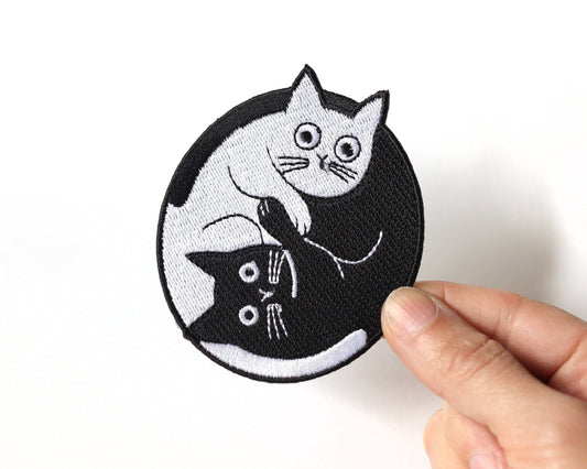 Patch thermocollant Chats Ying Yang - RippleSplash
