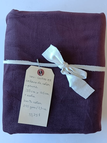 Velours de coton - Coupon #198