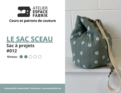 The Seal Bag - Project Bag - PDF Pattern
