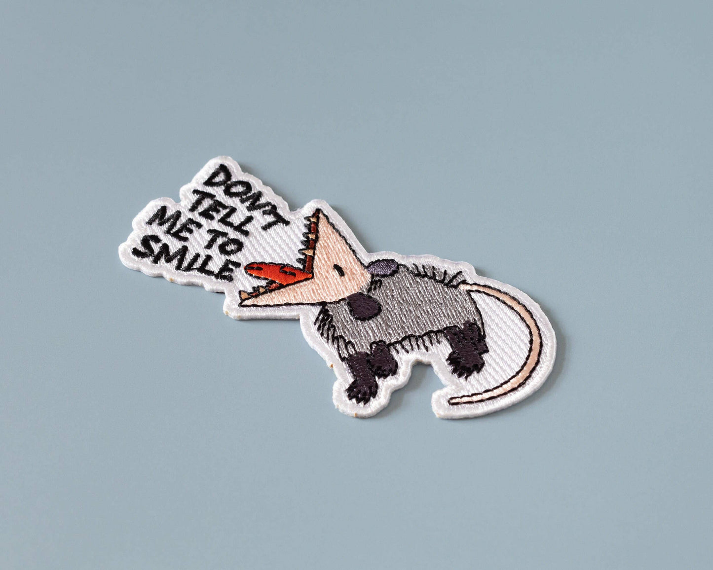 Patch thermocollant «Dont Tell Me To Smile Oppossum - RippleSplash
