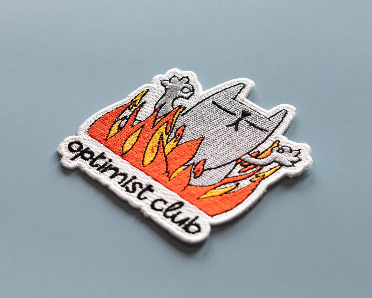 Patch thermocollant Optimist Club Cat - RippleSplash