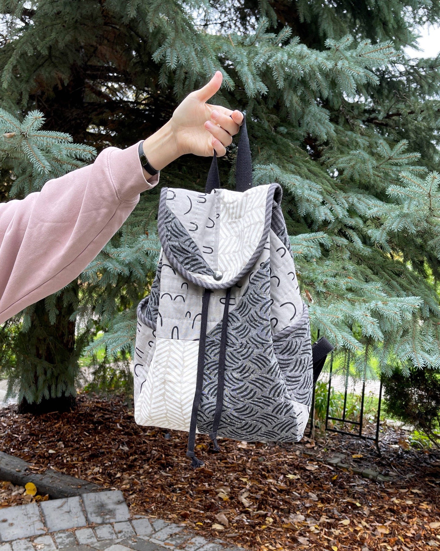 Pembina backpack paper pattern