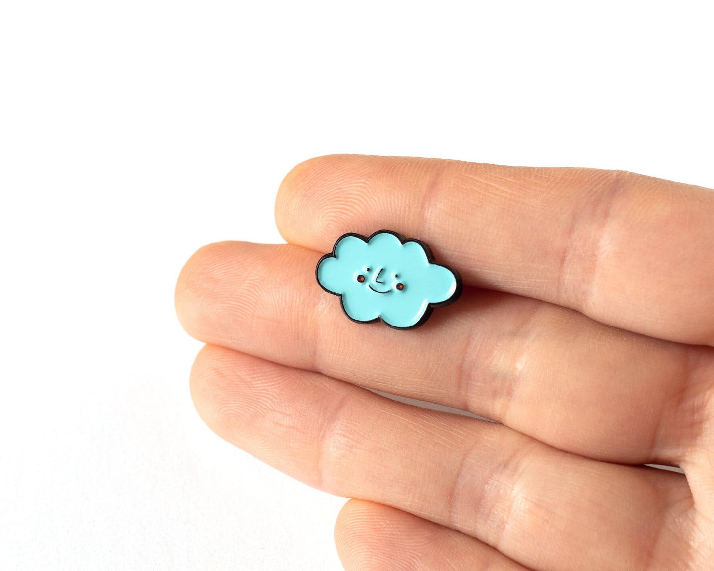 Épingle Émail Nuage Souriant