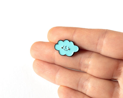 Épingle Émail Nuage Souriant