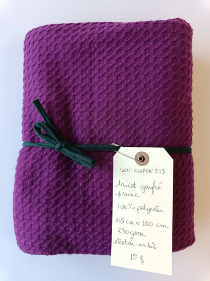 Tricot gaufré - Coupon #213