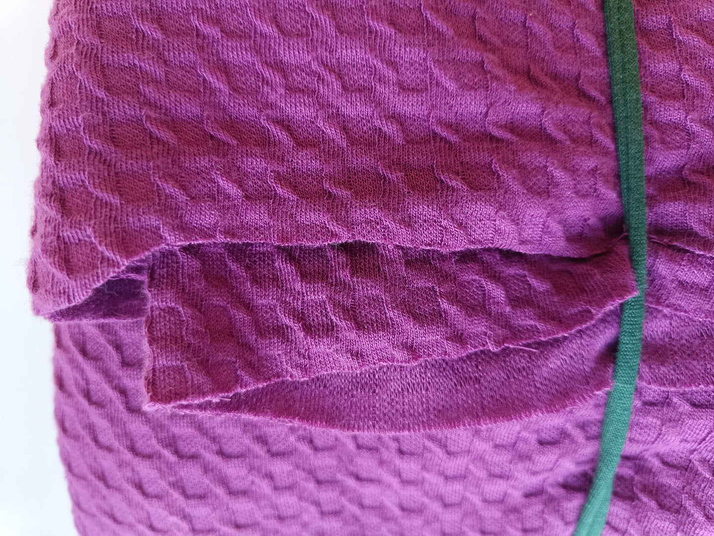 Tricot gaufré - Coupon #213