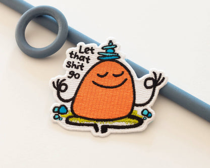 Patch thermocollant «Let That Shit Go» - RippleSplash