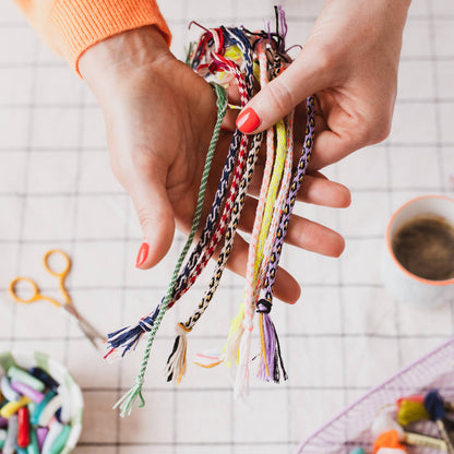 Kit de bracelets d'amitié Kumihimo | Cotton Clara