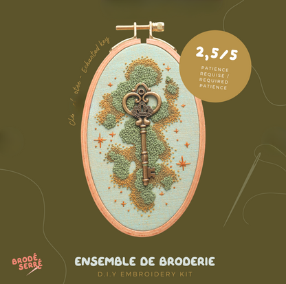 Ensemble de broderie - Clé enchantée - BRODÉ SERRÉ