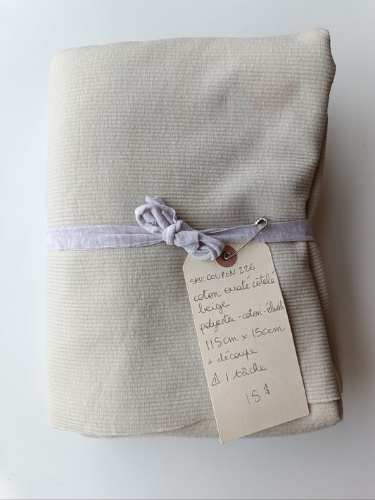 Coton ouaté - Coupon #226