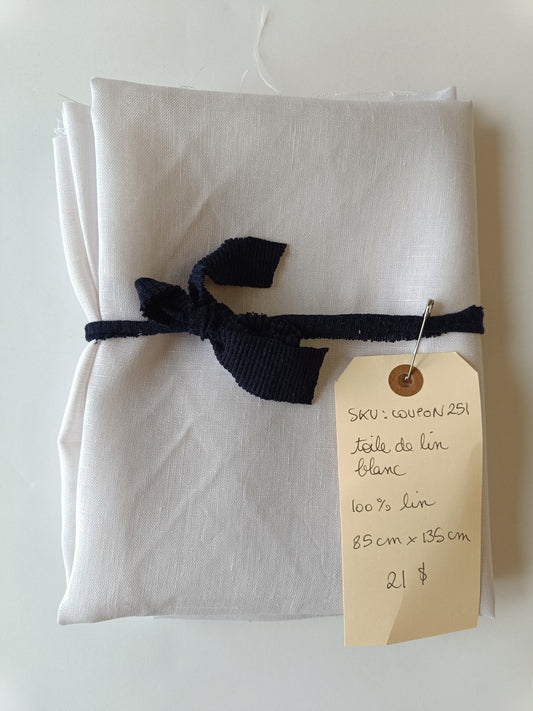 Toile de lin - Coupon #251