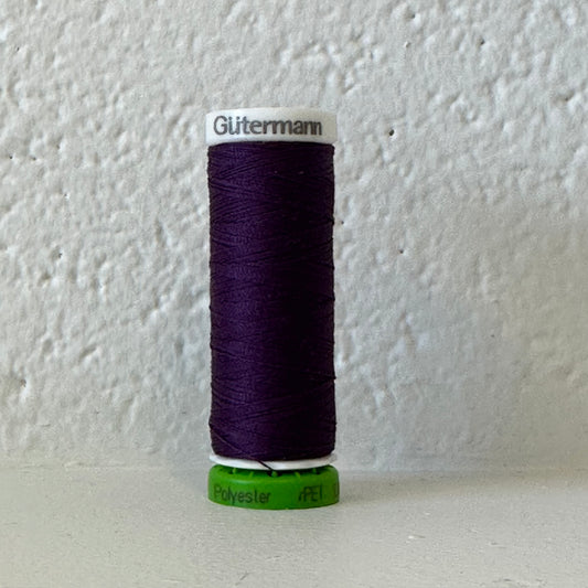 Recycled polyester yarn / rPet - 257 plum - GÜTERMANN