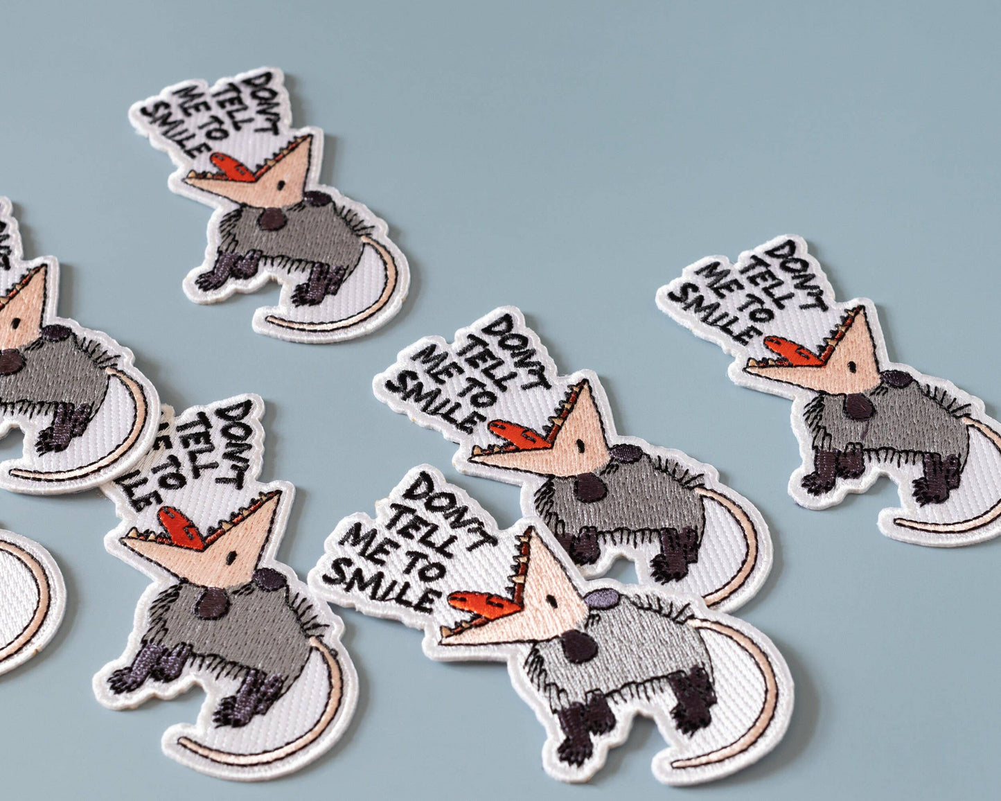 Patch thermocollant «Dont Tell Me To Smile Oppossum - RippleSplash