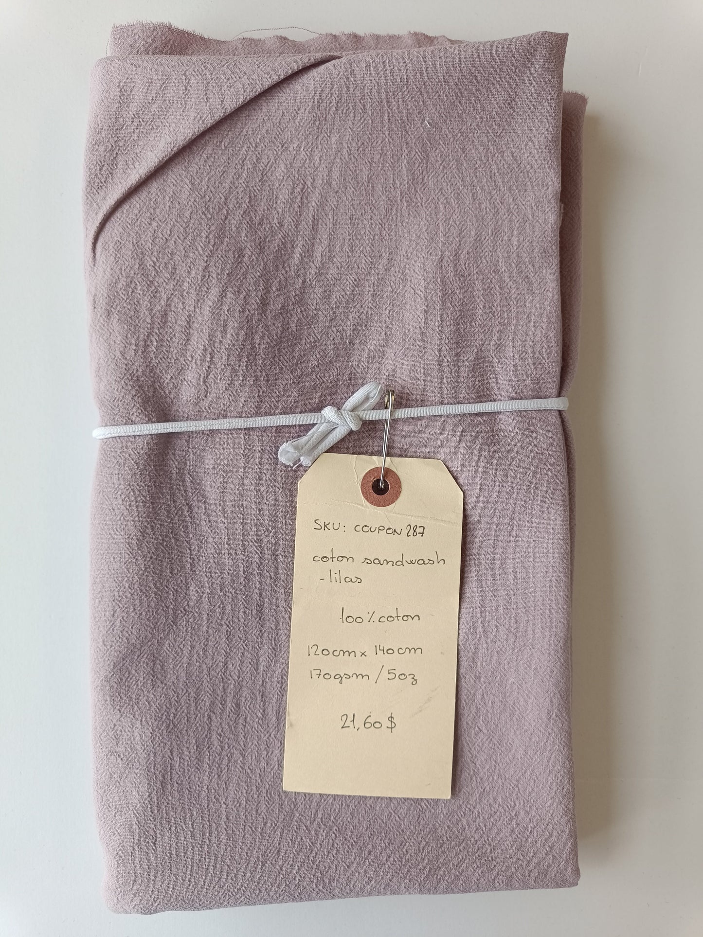 Coton sandwash - Coupon #287