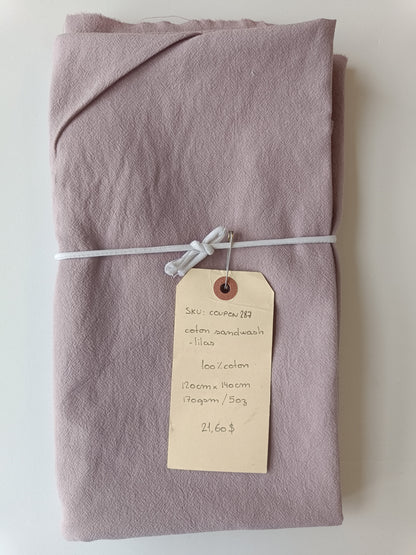 Coton sandwash - Coupon #287