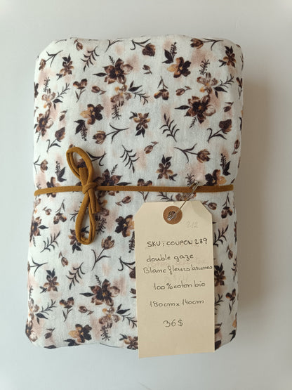 Double gaze de coton - Coupon #289
