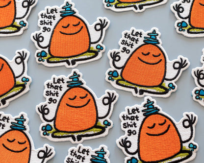 Patch thermocollant «Let That Shit Go» - RippleSplash