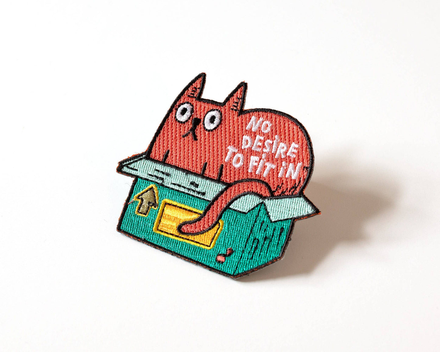 Patch thermocollant chat « No Desire to Fit In » - RippleSplash