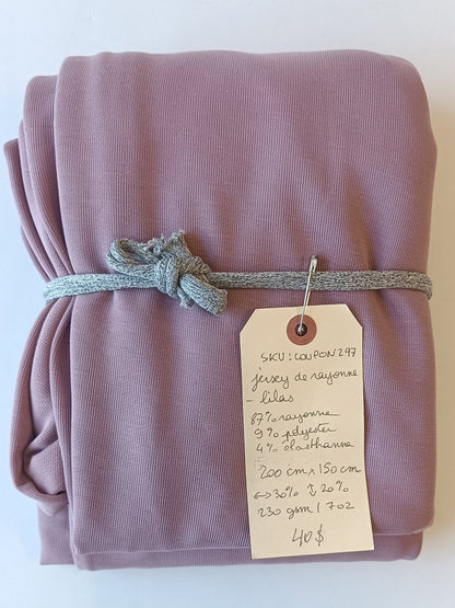 Jersey de rayonne - Coupon #297