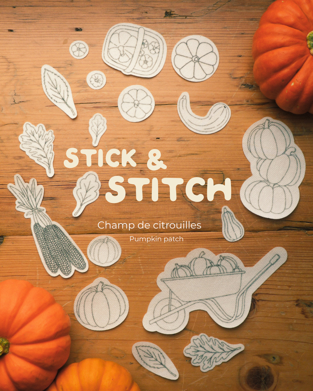 Stick &amp; Stitch - Floral Fields - TIGHT EMBROIDERED