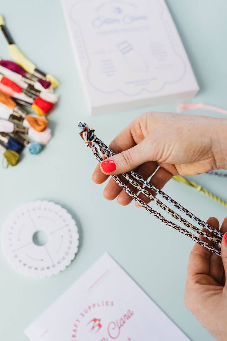 Kit de bracelets d'amitié Kumihimo | Cotton Clara