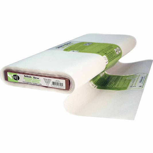Entoilage STITCH N SEW "tear away" moyen - blanc - HEATNBOND