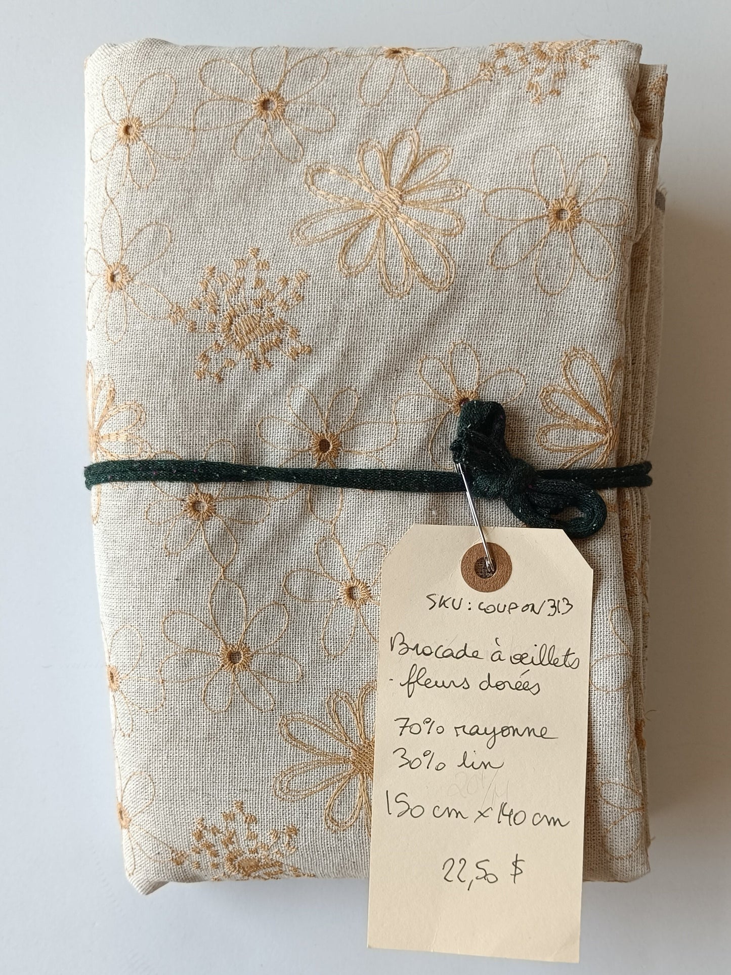 Brocade à oeillet - Coupon #313